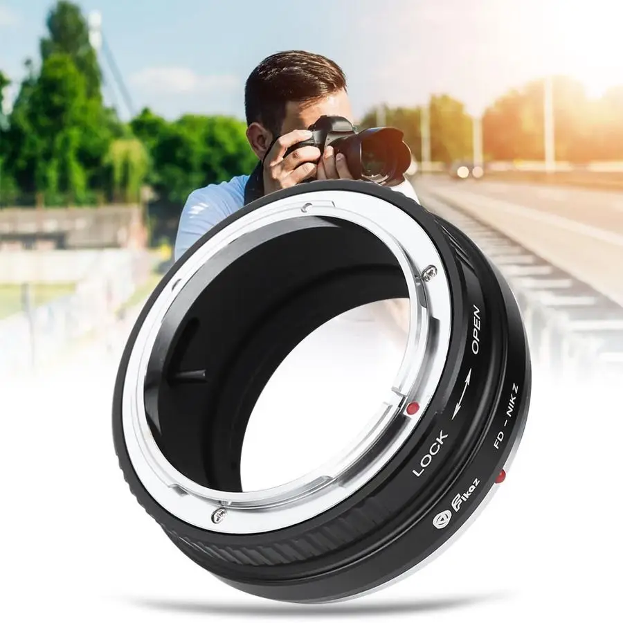 Адаптер для объектива Fikaz FD-NIK Z переходное кольцо из алюминиевого сплава Canon FD