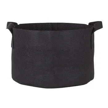 

Garden Handles Black Fiber Environmental Protection Non-woven Good Tools 50-100 Gallon Grow Bags Pots Hot