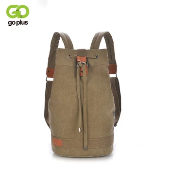 

GOPLUS New Men's Backpack Trendy Versatile Large Capacity Cotton Canvas Bag Fashionable Lightweight Multifunctional Backpack