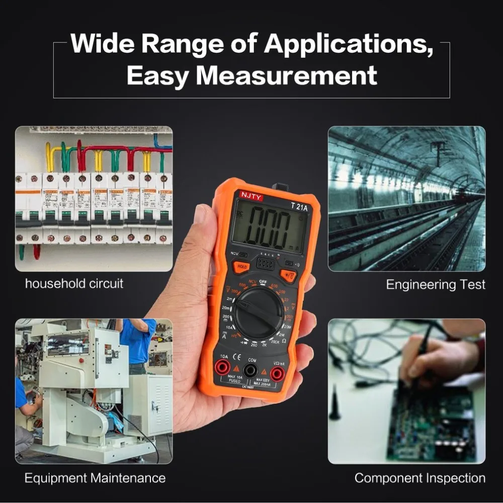 Multimetro Digital Multimeter Transistor Tester Mastech esr lcr Multimetr Meter rm multimetre Profesional 409 Analogico NEW Hot