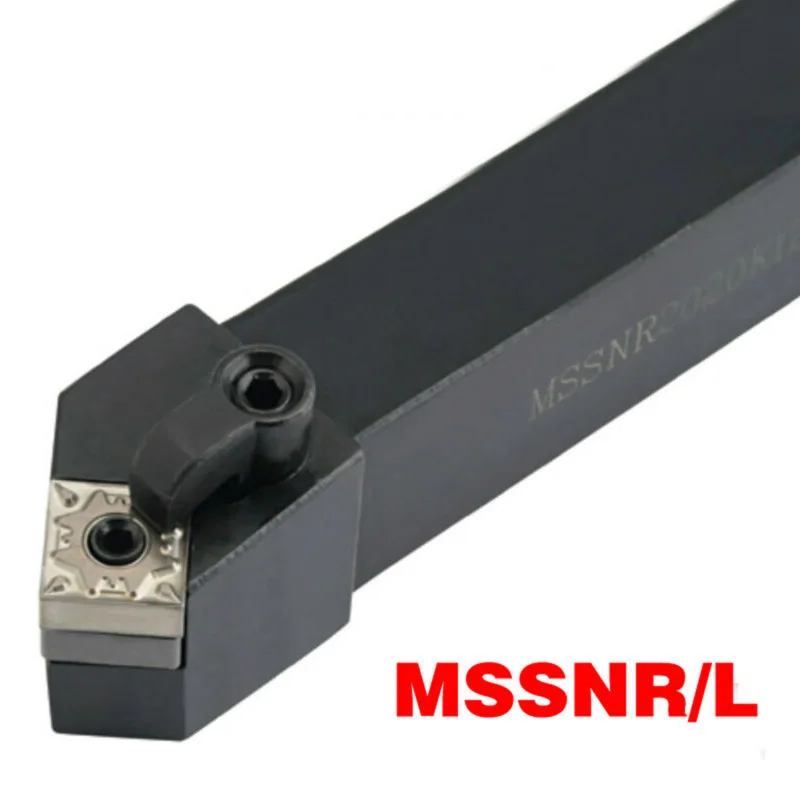 

Lathe Turning tool Holder MSSNR 3232P12 Carbon steel Right hand 45 Degree Replacement Metalworking