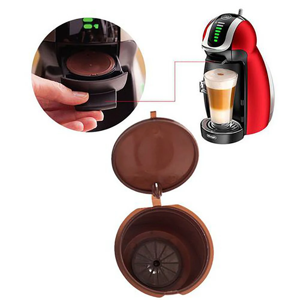 Многоразовая капсула для кофе пластиковые контейнеры совместимый Dolce Gusto Кофе фильтр капсулы инструменты