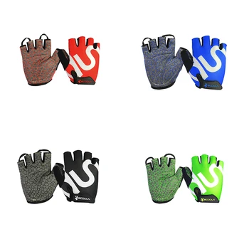 

Cycling Gloves Gel Bicycle Bike Racing Sport Road Mountain Half Finger Breathable Fitness Mitten for BOODUN