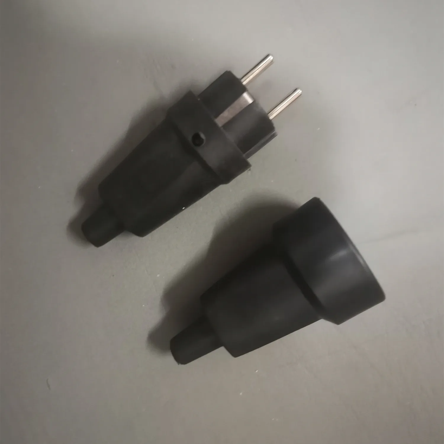 PVC 16A 250V EU assembly plug EU power cable male female detachable wiring plug power cable plug