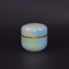 Круглые металлические чайные банки, коробки для хранения порошка с крышкой, многофункциональные мини банки для кофе в китайском стиле