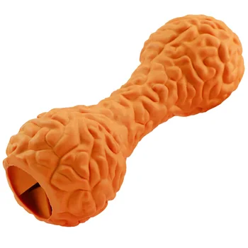 

Pet Food Leakage Feeder Simulation Bone Shape Rubber Teaser Toy Educational Interactive Plaything Dog Cat Food Dispenser for Hom