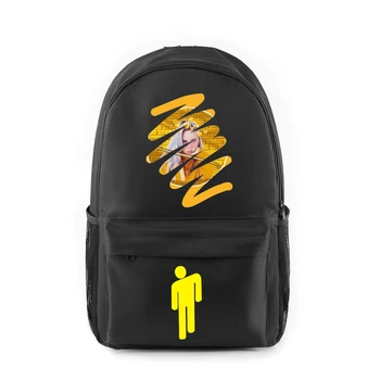

Hot sale Billie Eilish fashion Backpacks in men/women Travel Black Pink Backbag Mochila School Bags for Teenage Girls Bookbag