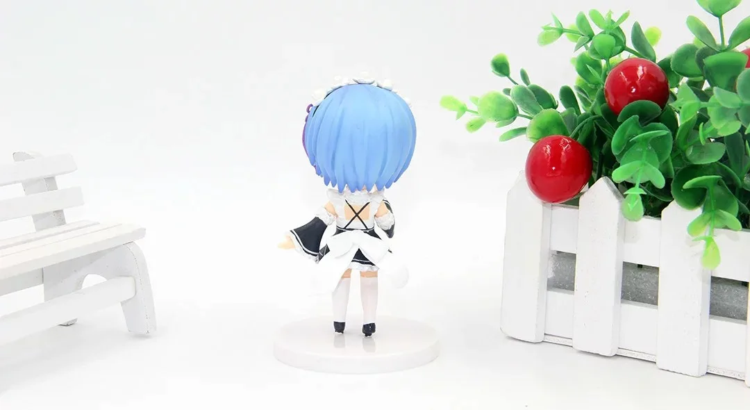 R. Zero-Based a Different World Life Cute глиняный бутон/Ram REM Maid в коробке гаражный комплект модель
