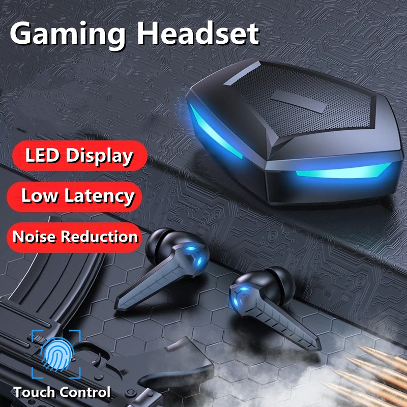 Игровая гарнитура TWS беспроводные наушники-вкладыши спортивные Bluetooth Hands-free