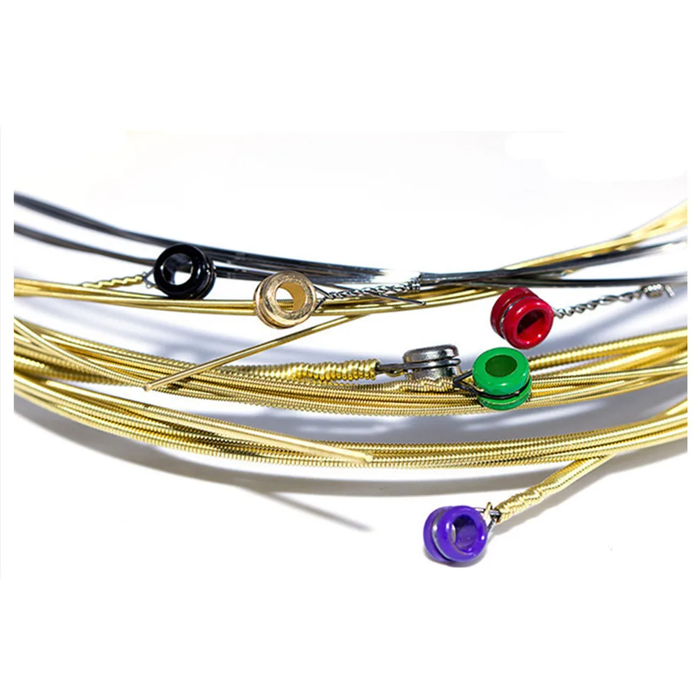 Orphee TX 011-052 Acoustic Guitar Strings Hexagonal Core + 8% Nickel Bronze Bright Tone Extra Light Musical Instrument Accessories