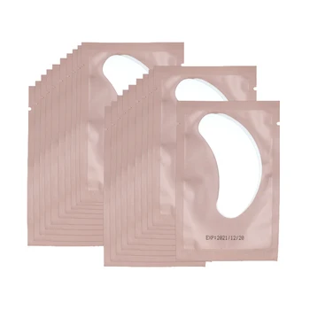 

200 Pairs Pink Eye Pads Disposable Eyelash Extension Paper Patches Eyelash Under Eye Pads wholesale Sticker Wraps Makeup Tools