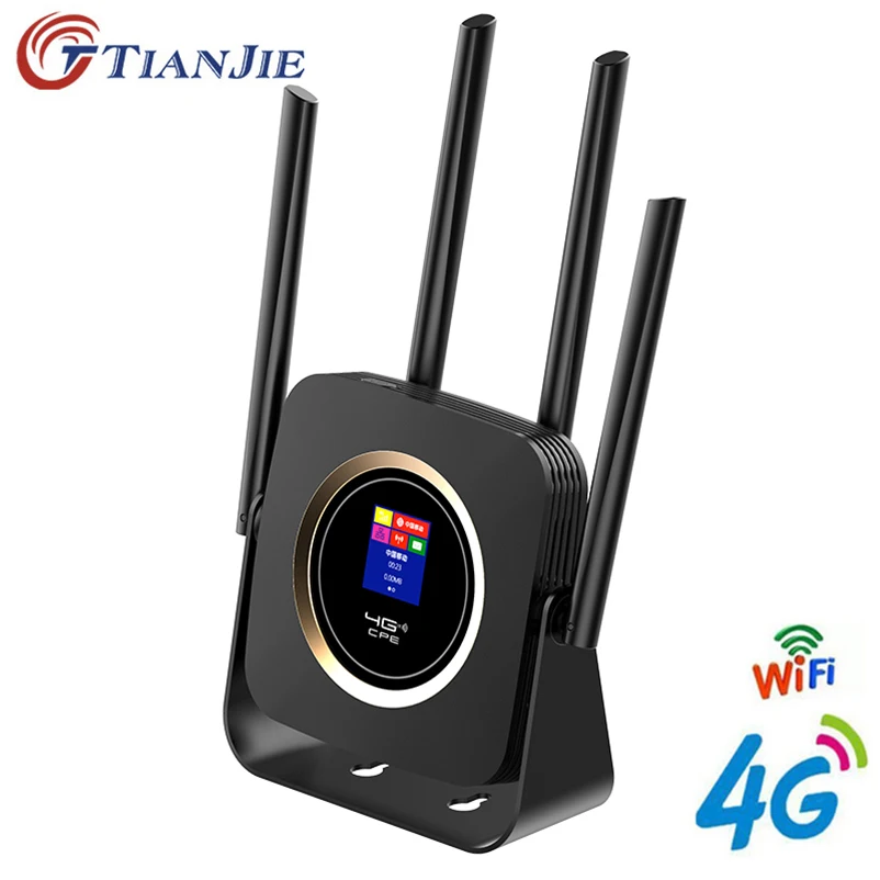 

TianJie 4G Lte Router CPE 4G Modem Wifi Antenna Mobile Hotspot Car Wifi Broadband Wifi Modem Wi fi Router