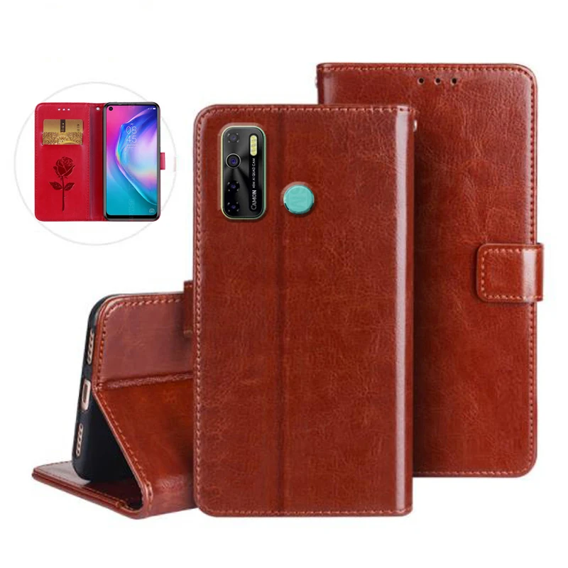 100% Оригинальный кожаный чехол для Xiaomi Redmi Note 8 телефона бумажник c застежкой 7 8Pro
