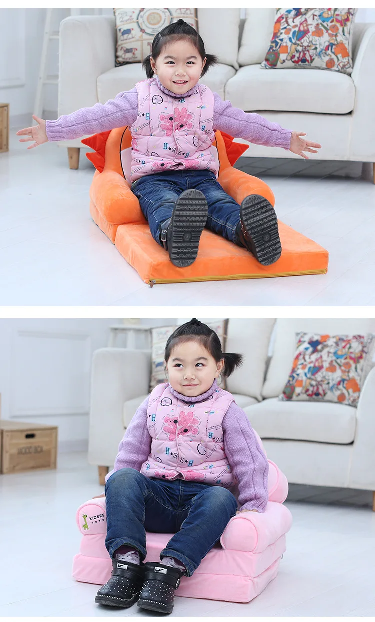 Beanbag Dining Chair Creative Animal Plush Toys Baby Color Soft Seat