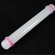 1 шт., кухонные инструменты для выпечки, силиконовая скалка для помадки, ролик длиной 22,5 см, диаметр 2,5 см, многофункциональный ролик для помадки D