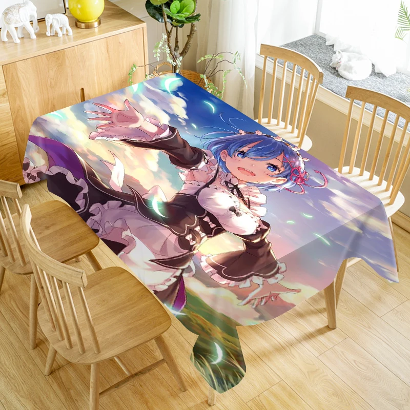 Re Zero Anime Tablecloth Dustproof Dinner Table Cloth Rectangular Wedding Decoration Table Cover Home Textiles Tablecloths Aliexpress Re Zero Anime Tablecloth Dustproof Dinner Table Cloth Rectangular Wedding Decoration Table Cover Home Textiles Tablecloths Aliexpress