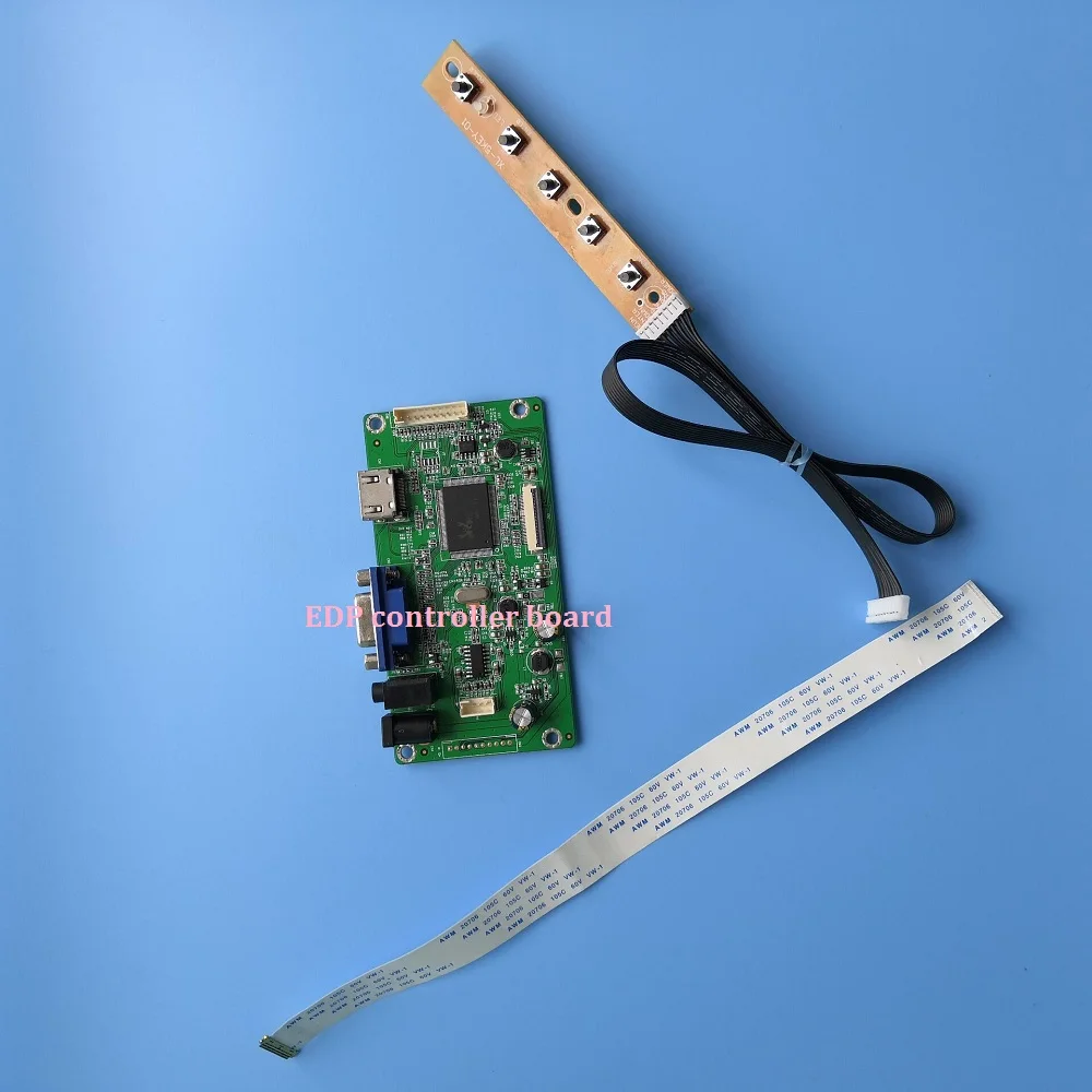 Комплект контроллера для LP156WF6-SPH1/SPH2/SPH3 панель 1920*1080 lcd 30Pin драйвер платы EDP DIY 15," VGA HDMI монитор
