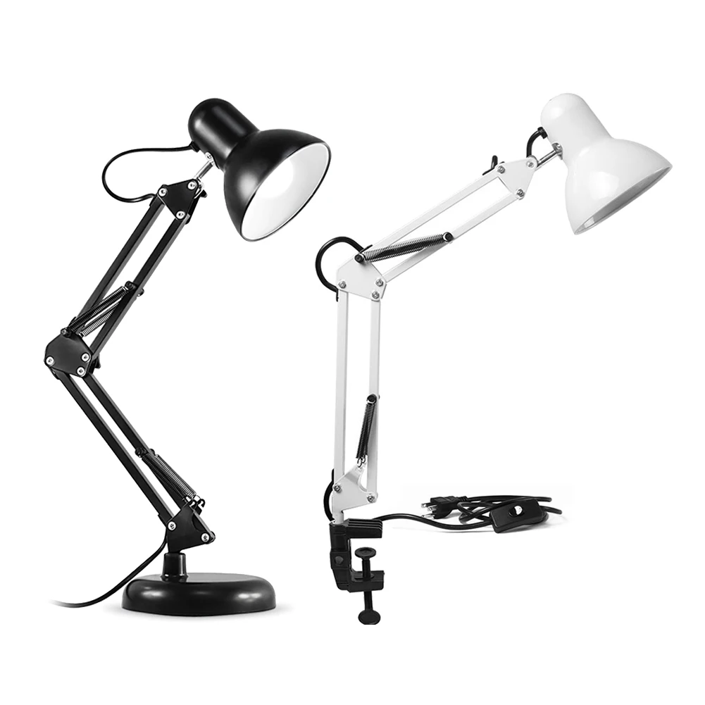 

Adjustable Swing Arm Light Drafting Design Office Studio C-Clamp Table Desk Lamp Home _WK