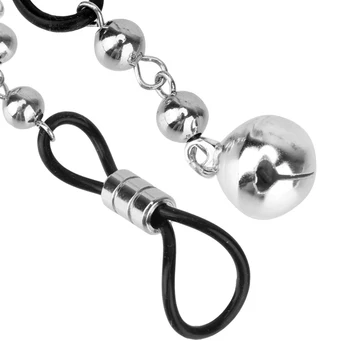 4pcs Bondage Sets Women Nipple Clamps Breast Bells Plug Anal Beads Sex Toys For Adults Games Couple Tools Erotic Machine Strapon 5