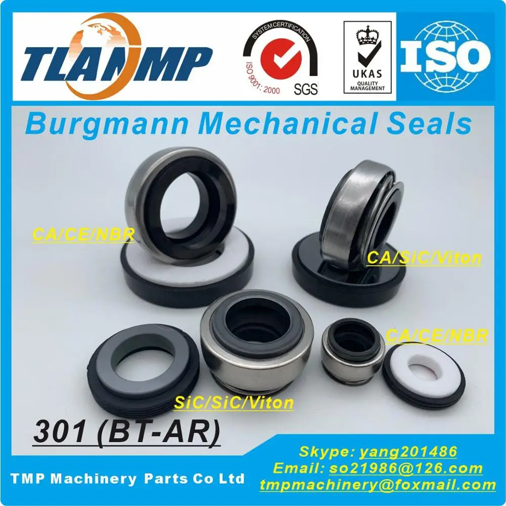 301-19 (BT-AR-19) Резиновые ниже TLANMP механические уплотнения | Эквивалент Burgmann BT-AR