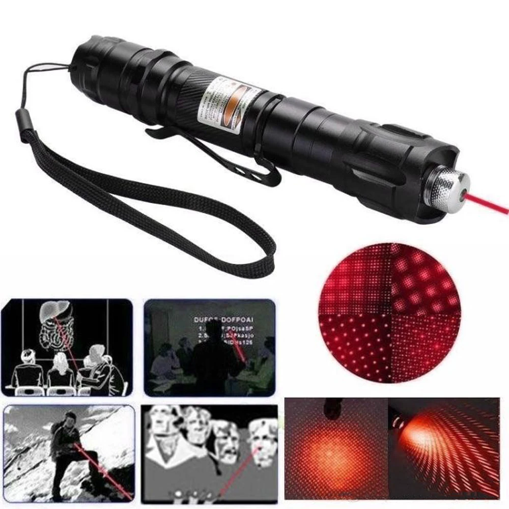 

Laser Pointer 5MW High Power Red Dot Lazer Light Pen Powerful Laser 10000 Meter Hunting 2 in 1Detachable red Laser Pen