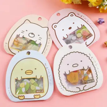 

2000packs Diy Cute Cartoon Kawaii Pvc Stickers Lovely Cat Bear Sticker For Diary Decoration Free Shipping 50pcs/pack