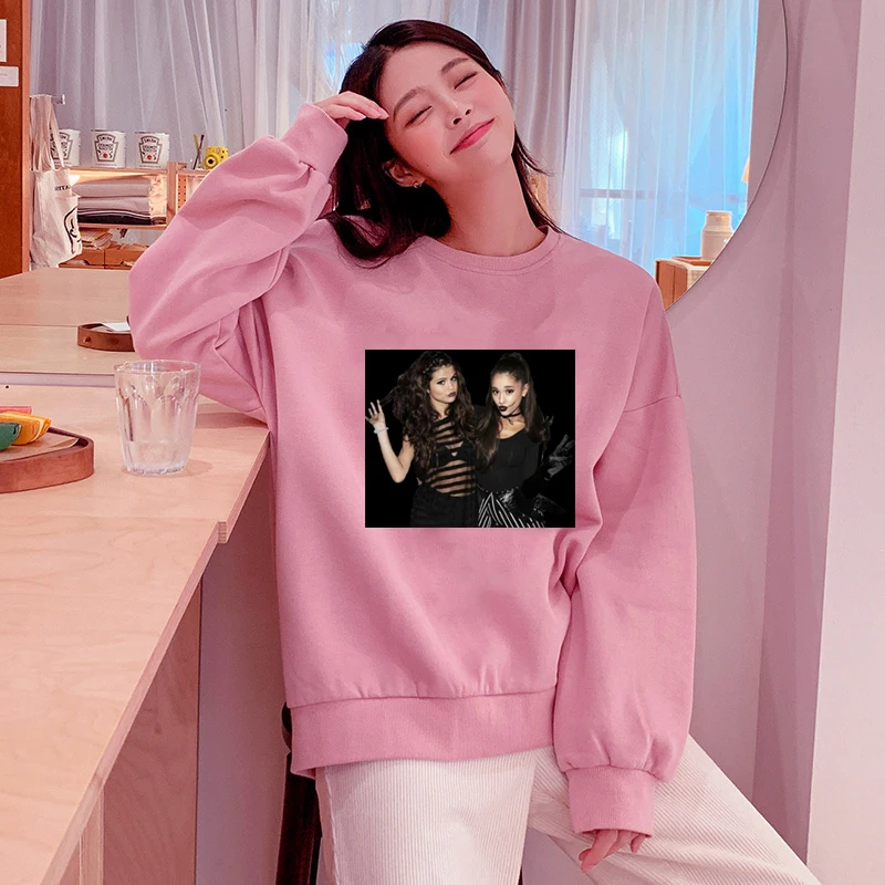 2019 Новое поступление Selena Gomez harajuku худи Женская Повседневная осенняя одежда