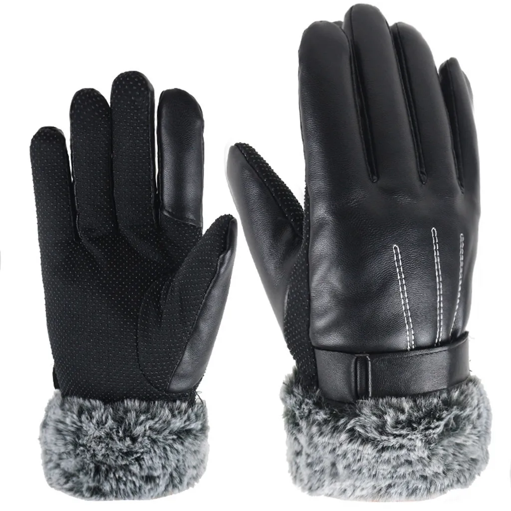 Новинка, мужские зимние Термические перчатки, теплые, для вождения, велоспорта, бега, перчатки, горячая распродажа