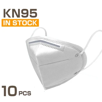 

10 Pcs KN95 Masks 4 Layers Filter Dust Mouth PM2.5 Face Mask Flu Personal Protective Health Care Mask Fast Shipping