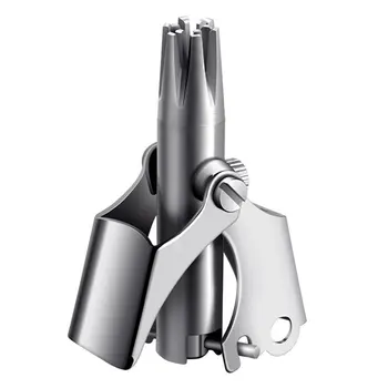 

Manual Washing Vibrissa Device Stainless Steel Nose Hair Removal Trimmer Shaving Tool High Quality 5.3x3.0cm