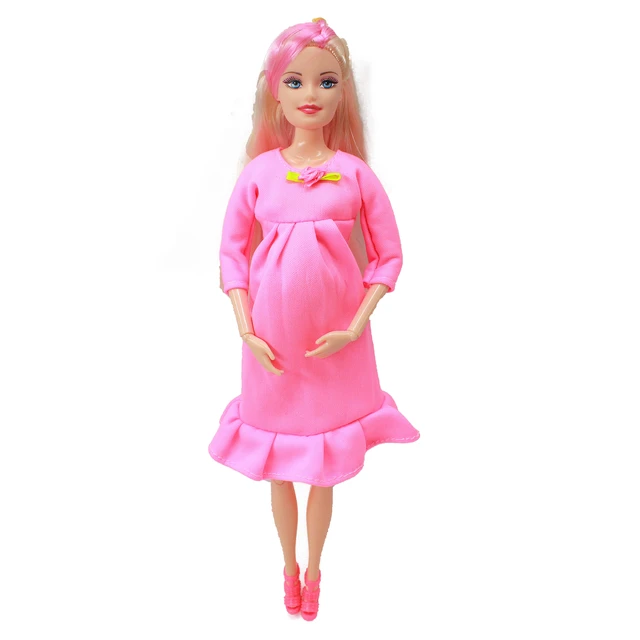 Conjunto de bonecas grávidas para bebé, fato de boneca grávida, boneca  Barbie Educativa, brinquedo infantil, Have a Baby in Her Tummy, 30cm -  AliExpress