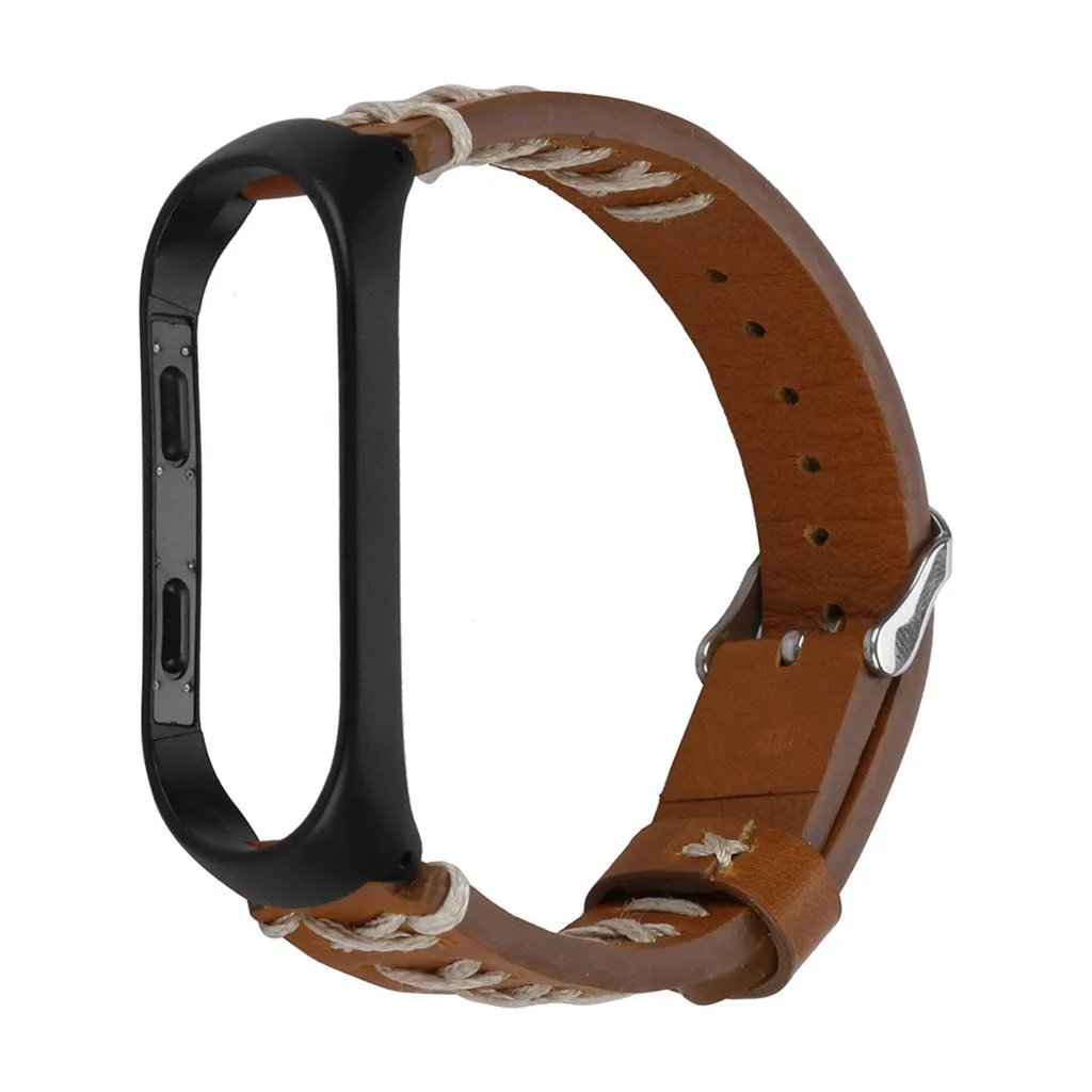 Ouhaobin сменный ремешок для наручных часов, браслет, ремешок для Xiaomi Mi, 4 Смарт-часы, ремешок на запястье+ металлический чехол 1018# D - Цвет: BW