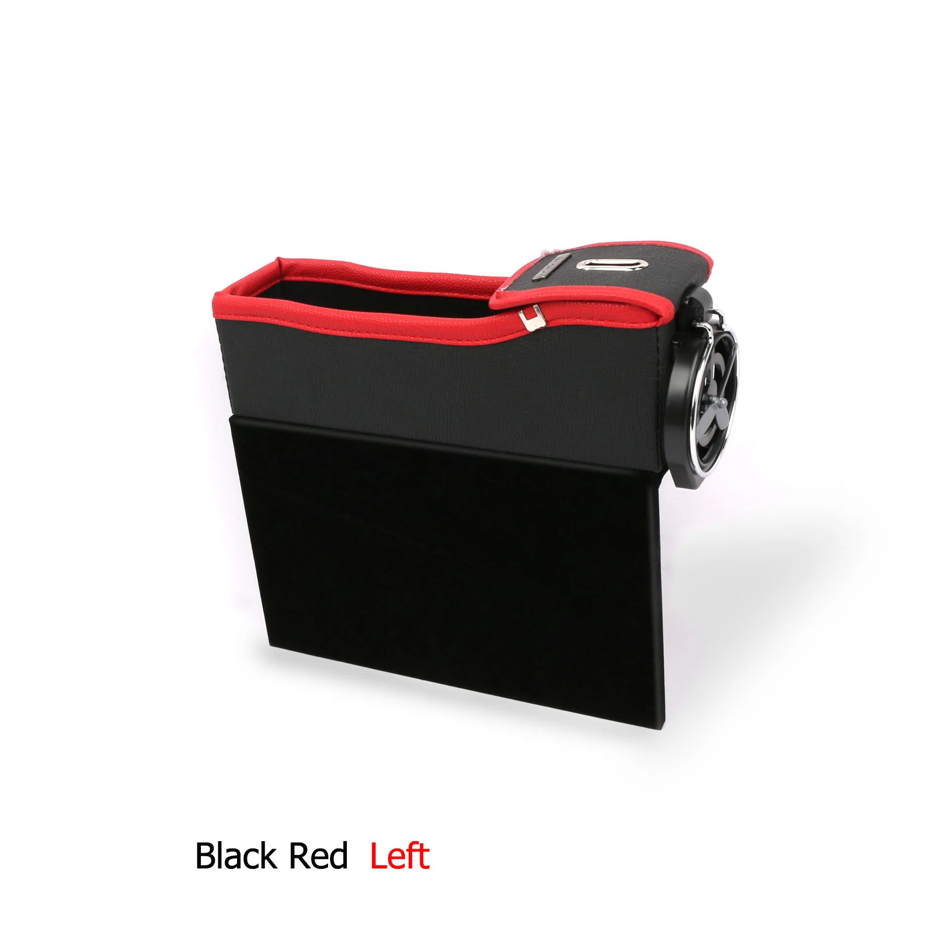 Ipocket 2,0 автомобильный Органайзер премиум-класса, ящик для хранения автомобильный органайзер для хранения с держателем для напитков, аксессуары для интерьера - Название цвета: black red left