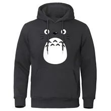 Унесенные призраками Тоторо мужские толстовки Хаяо Миядзаки одежда с героями мультфильмов Япония Аниме пуловер Studio Ghibli толстовка с капюшоном уличная одежда