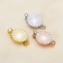 

925 Silver Plated Gold Round Claw Spring Clasps Hooks for Bracelet Necklace Connectors DIY Jewelry Making Supplies