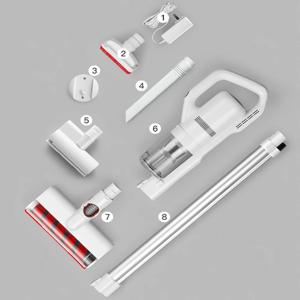 Drahtloser Handstaubsauger Vertikaler leistungsstarker Reinigungs-Smart-Home-Mi-Teppich Elektrischer Bodenwischer Air Duster_voghion.com