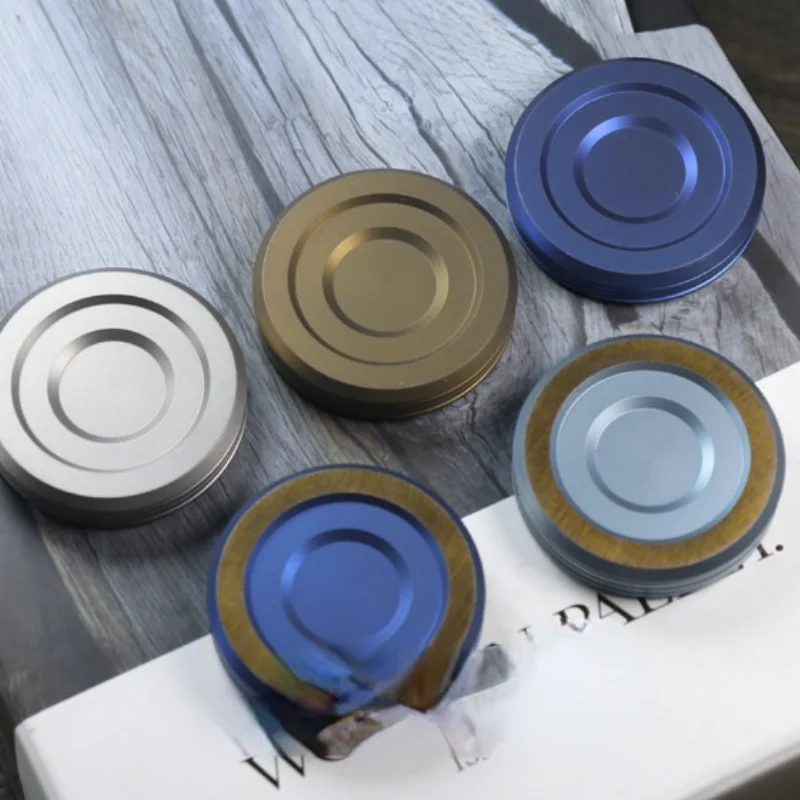 

Studio Titanium Alloy Ppb Magnetic Sound Coin Pop Coin EDC Decompression Toy Push Plate