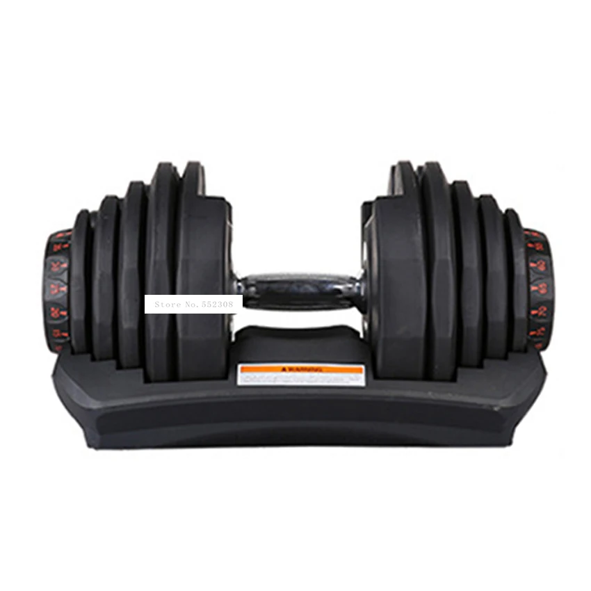 1090 10-90 Pounds Home Adjustable Dumbbell Silicon Steel Sheet Plastic Fast Automatic Adjustment Weight Lifting Indoor Fitness | Спорт и