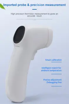 

Infrared Thermometer Forehead Baby Portable Non-contact Child Handheld Body/Object Temperature Measure IR Device