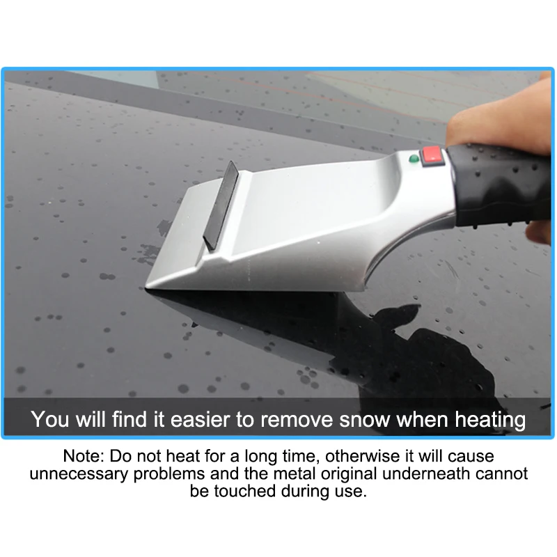 12 В Электрический Подогрев ледяной скребок для машины Авто прикуриватель снег удаление лопатка лобовое стекло размораживание Чистые Инструменты