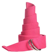 Женский эластичный ремень для йоги многоцветные d-кольца ремень фитнес тренировки веревка фигура Талия Ноги эспандер ДЛЯ ФИТНЕССА полосы Йога пояс