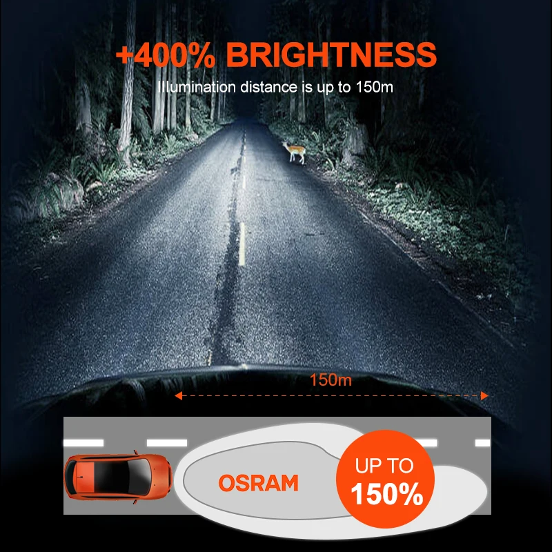 OSRAM СВЕТОДИОДНЫЙ 9012 HIR2 светодиодсветильник фары H1 H4 HB2 9003 9005 9006 HB4 HB3 H11