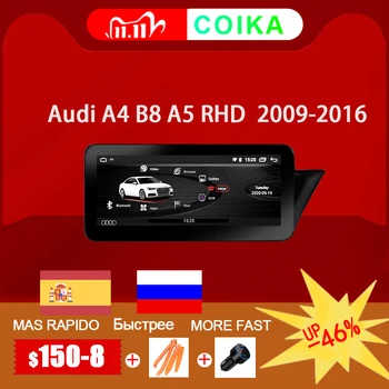 

Android 10.0 System GPS Receiver For Audi A4 A5 2009-2016 RHD IPS Mirror Screen Radio Google Carplay WIFI BT SWC DVR Multimedia