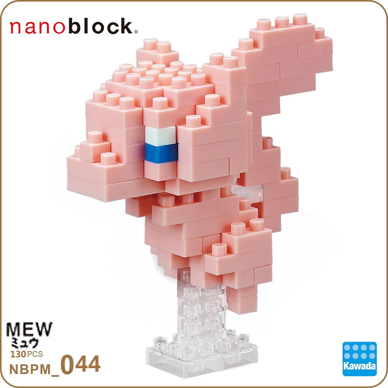 NANOBLOCK маленький зерновой миниатюрный Алмазный строительный блок взрослая Строительная игрушка POKEMON MEW NBPM 045