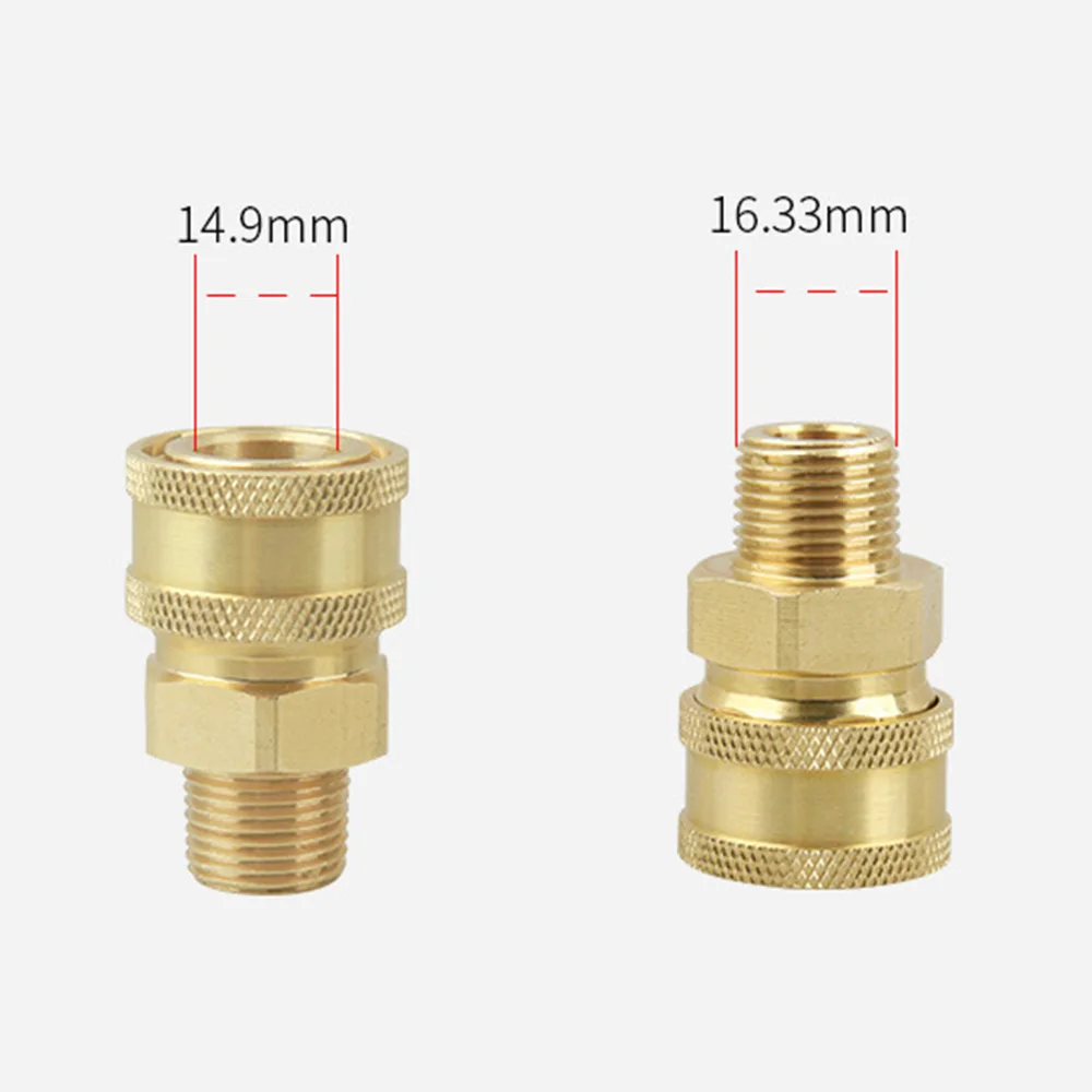 

Pressure Water Hose Connectors Adapter Replacement 3/8" Quick Fittings Socket Garden Supplies Corrosion Resistance