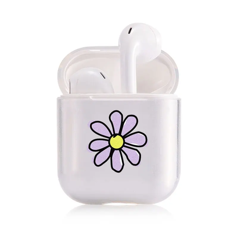 Милый чехол для Apple airpods чехол мультфильм Радуга Bluetooth наушники чехол для Airpods 1 2 Зарядка сумки наушники мягкий чехол - Цвет: I201382