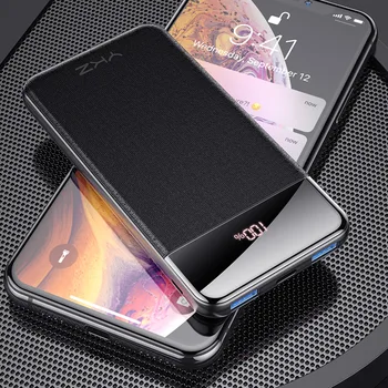 

Clearance QC 3.0 Power Bank 10000mAh LED External Charger Battery Poverbank PD Fast Quick Charge 12V Powerbank for iPhone 11