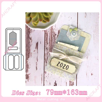 

rectangle Packing card sets Metal Cutting Dies for diy Scrapbooking Photo Album Decorative Embossing PaperCard Crafts Die2020