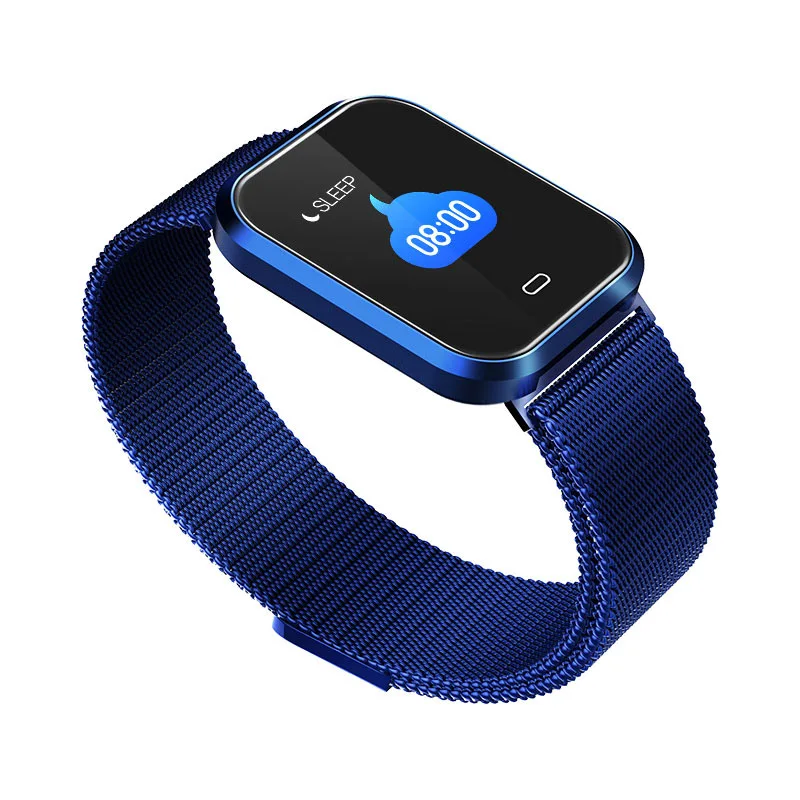 Q7S Водонепроницаемый Bluetooth Смарт часы монитор сердечного ритма тонкий браслет модные спортивные браслеты для iOS Android