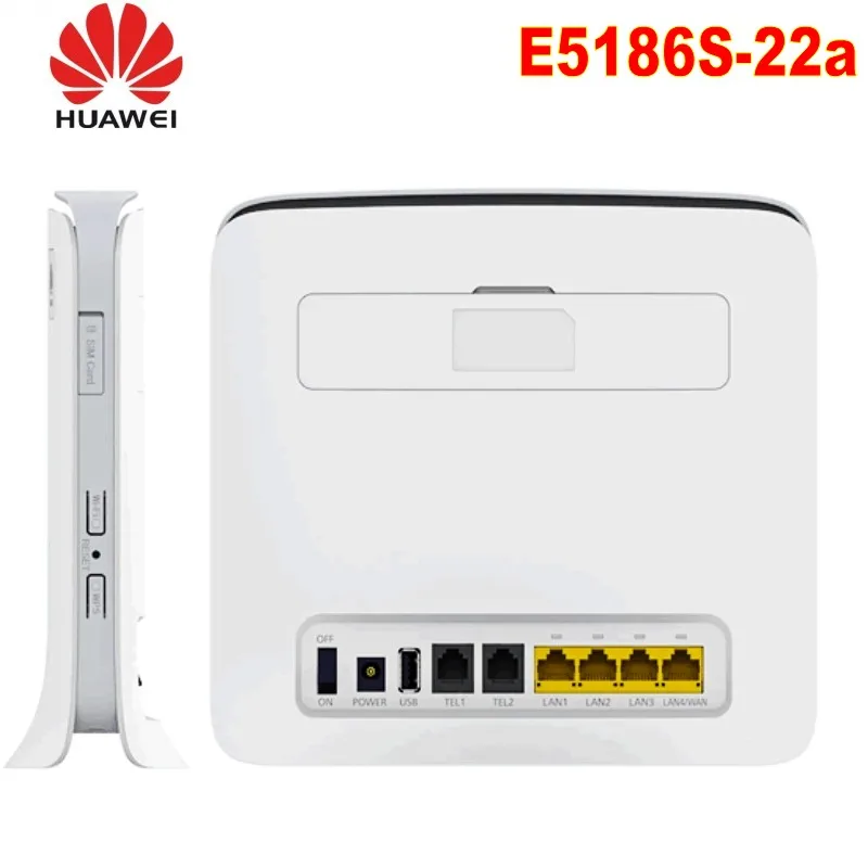 Серия 35 шт. huawei E5186s-22a LTE FDD 800/900/1800/2100/2600 МГц TDD2600Mhz Cat6 300 Мбит мобильный беспроводной роутер CPE